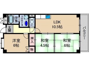 コーポ北の物件間取画像